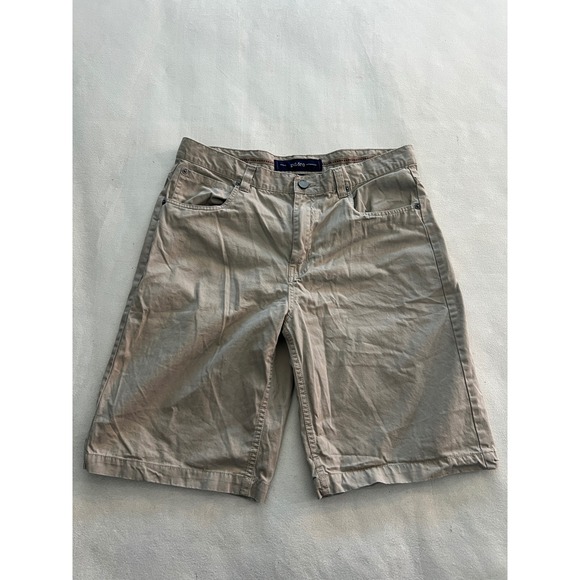 PD&C Mens Khaki Chino Shorts Tan Cotton Twill Size 34 PS9BFSTO - Picture 8 of 9